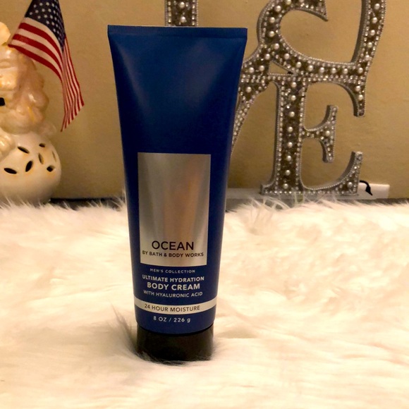 Bath & Body Works Other - NWT Bath & Body Works Men’s Ocean Body Cream w/ Hyaluronic Acid - 24 Hour Moist